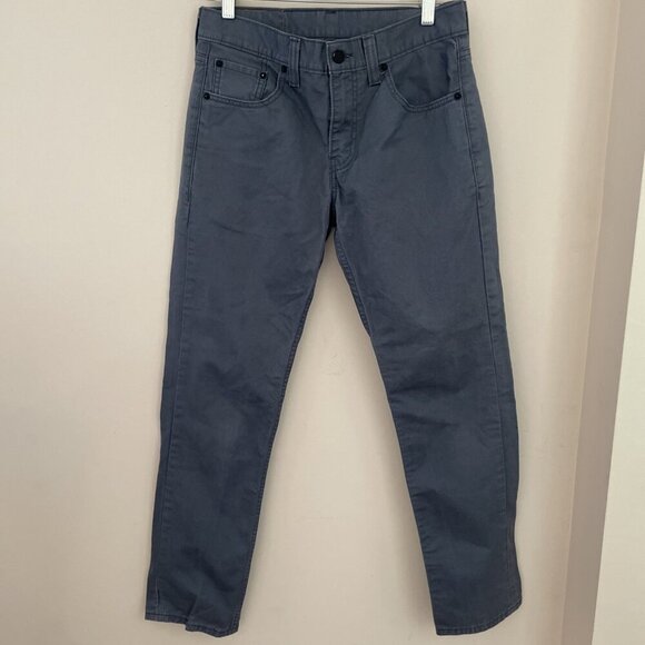 Levi's 511 Slim Straight Jeans Men’s 30x30 Gray Denim White Tab 100% Cottton EUC - Picture 4 of 10